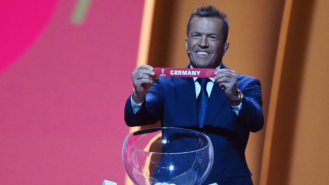 Germany legend Lothar Matthaeus drew his country's name out of the hat in Friday's World Cup draw