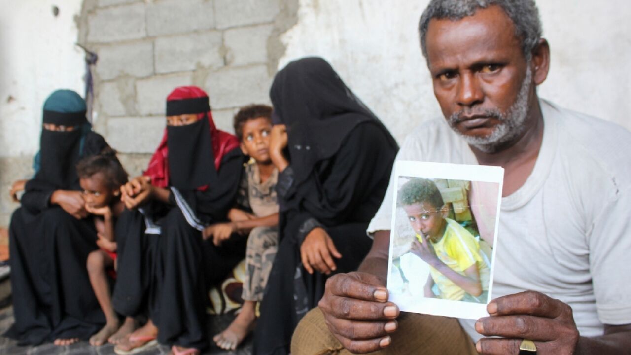 Ahmed al-Marouai's son Mourad was torn to pieces by a landmine on a beach in Yemen