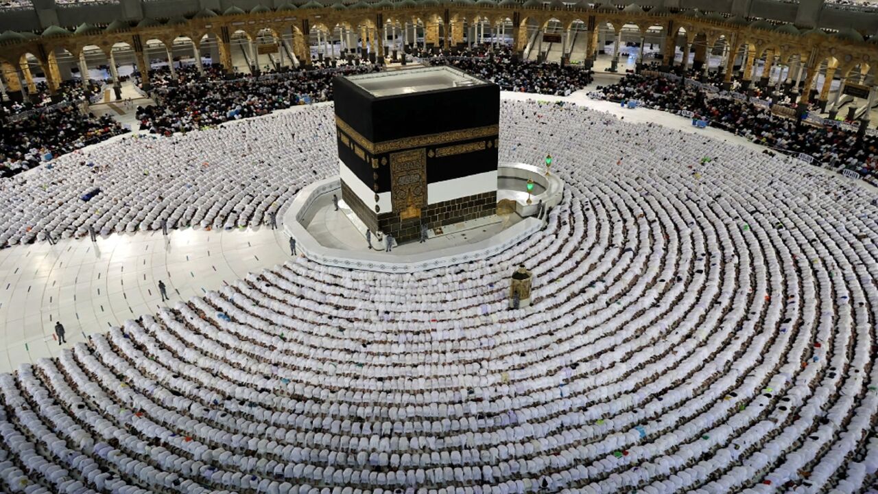 One million fully vaccinated Muslims, including 850,000 from abroad, are allowed at this year's hajj, a major break after drastically curtailed numbers due to the pandemic