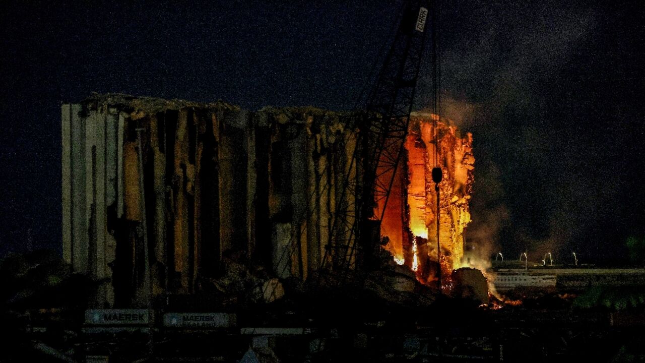 Fermenting grain, along with rising Summer temperatures, have caused fires inside silos at Beirut port, which was severely damaged by a deadly August 2020 explosion
