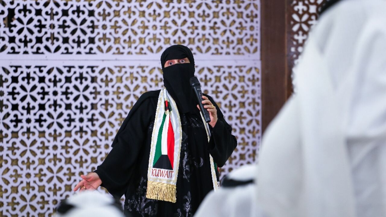 Modhi al-Mutairi is one of just 22 women among the 305 candidates standing for election to the Kuwaiti parliament on Thursday