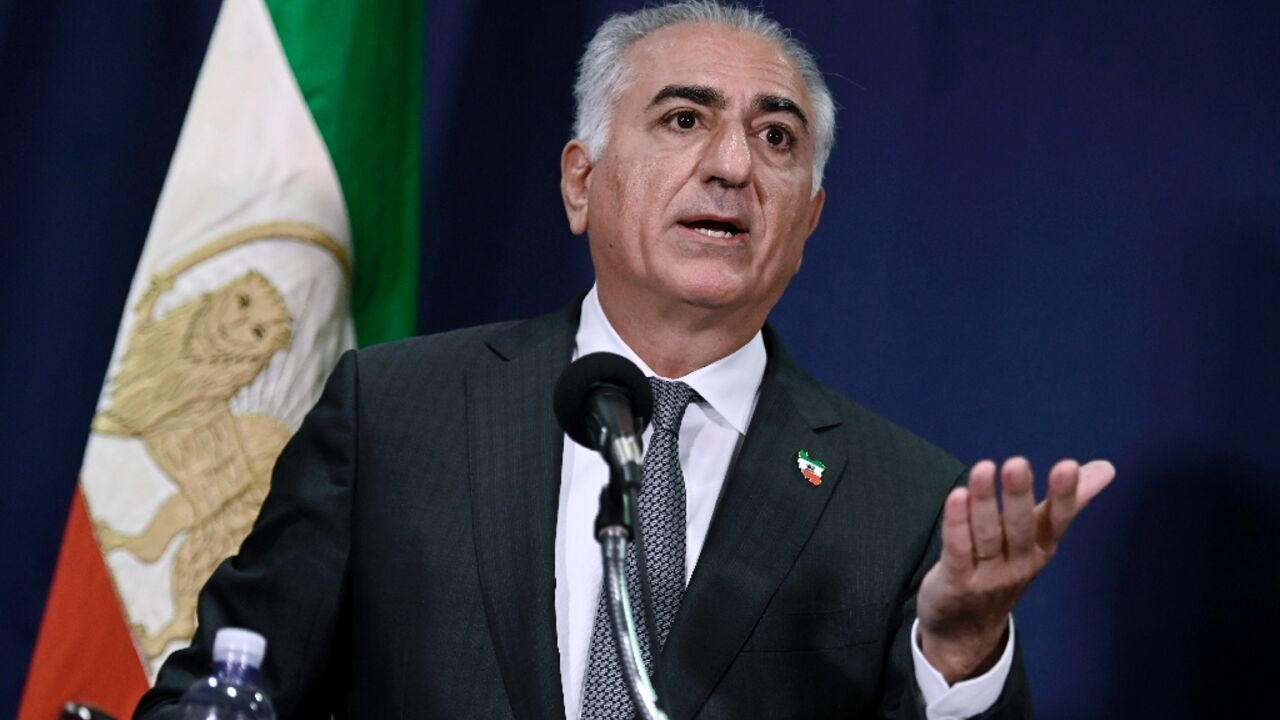 Reza Pahlavi, the son of the late shah of Iran, delivers an address in Washington on mass protests that have swept the country following the death of Mahsa Amini