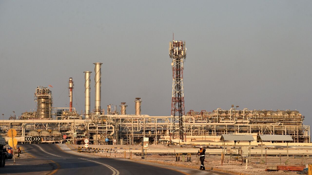 Saudi Aramco's Abqaiq oil processing plant:on Tuesday posted it posted a 39-percent jump in third-quarter profits year on year boosted by higher oil prices resulting largely from Russia's invasion of Ukraine