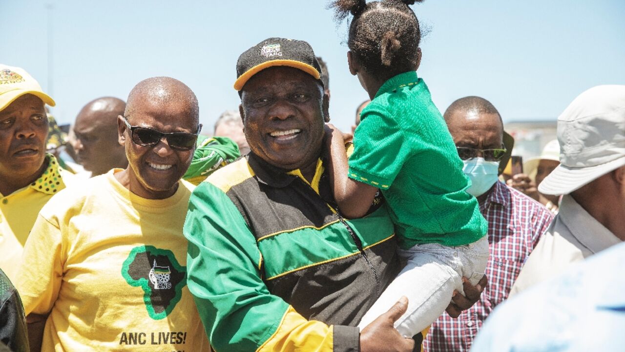 President Cyril Ramaphosa campaigned in Cape Town at the weekend
