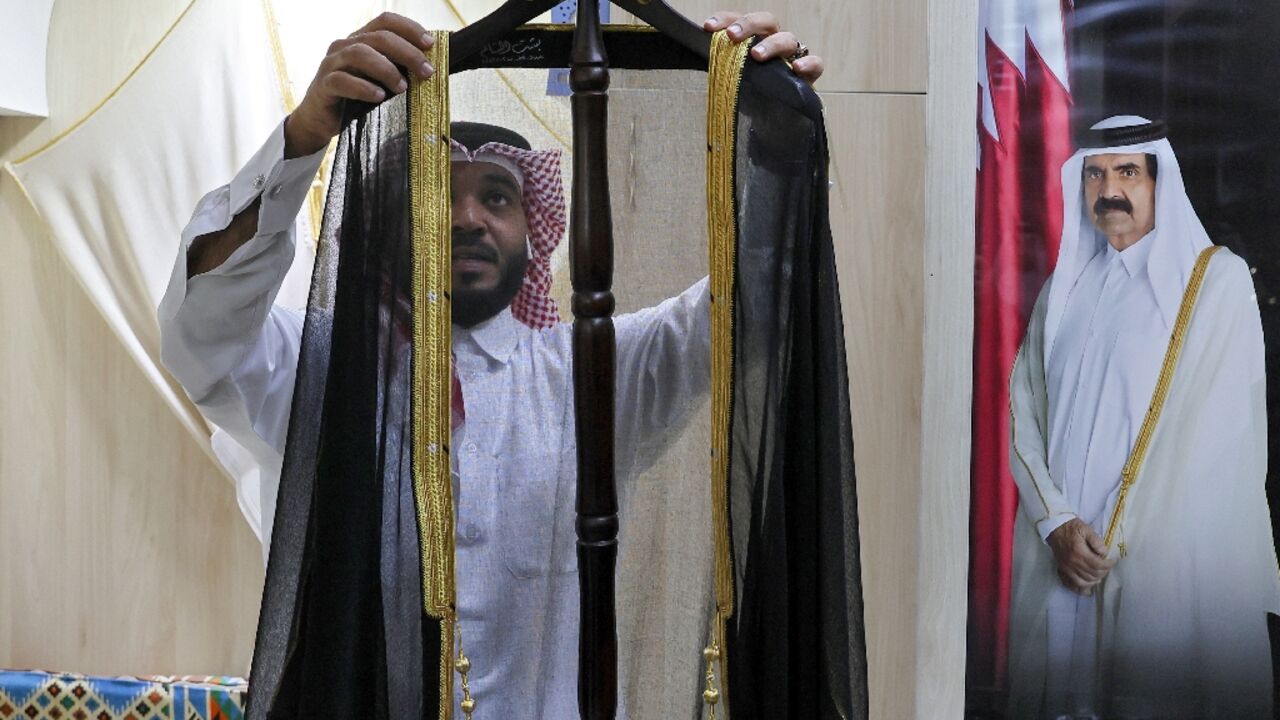 The Al-Salim store, a longstanding bisht supplier to Qatari royalty, normally sells eight to 10 garments a day -- on Monday, the day after the final, sales shot up to 150