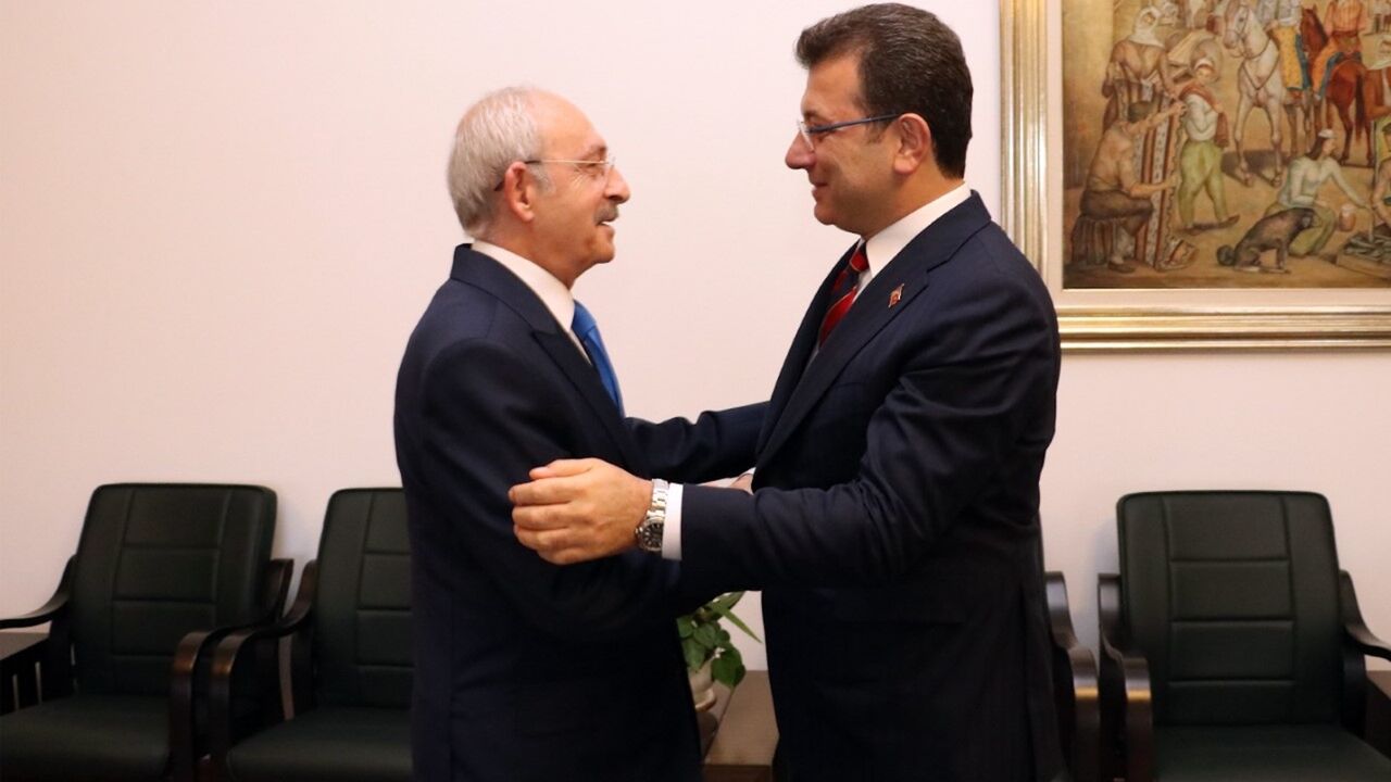 Turkey's main opposition party chairman Kemal Kilicdaroglu and Ekrem Imamoglu, the mayor of Istanbul, meet in an attempt to dispel rumors of rivalry over which of them will become the presidential candidate.