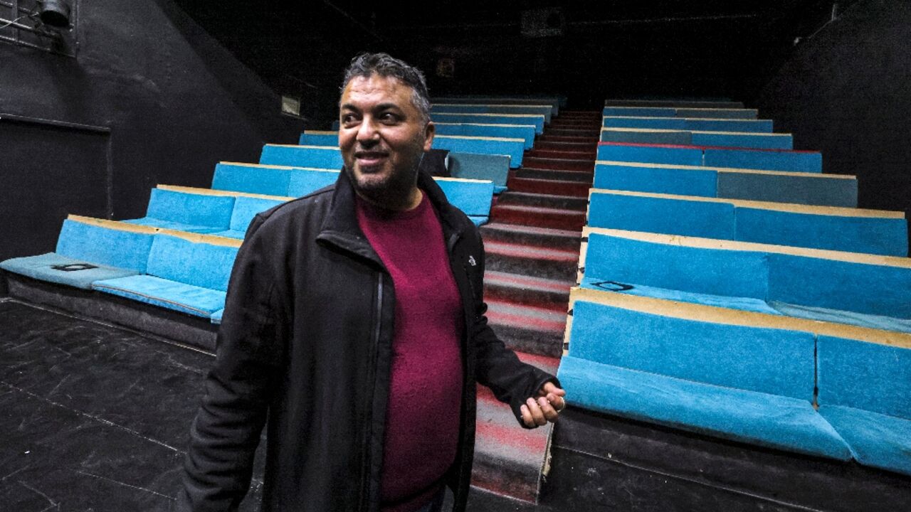 Theatre director Mustafa Sheta said Palestinian artists 'are under a very abnormal situation'