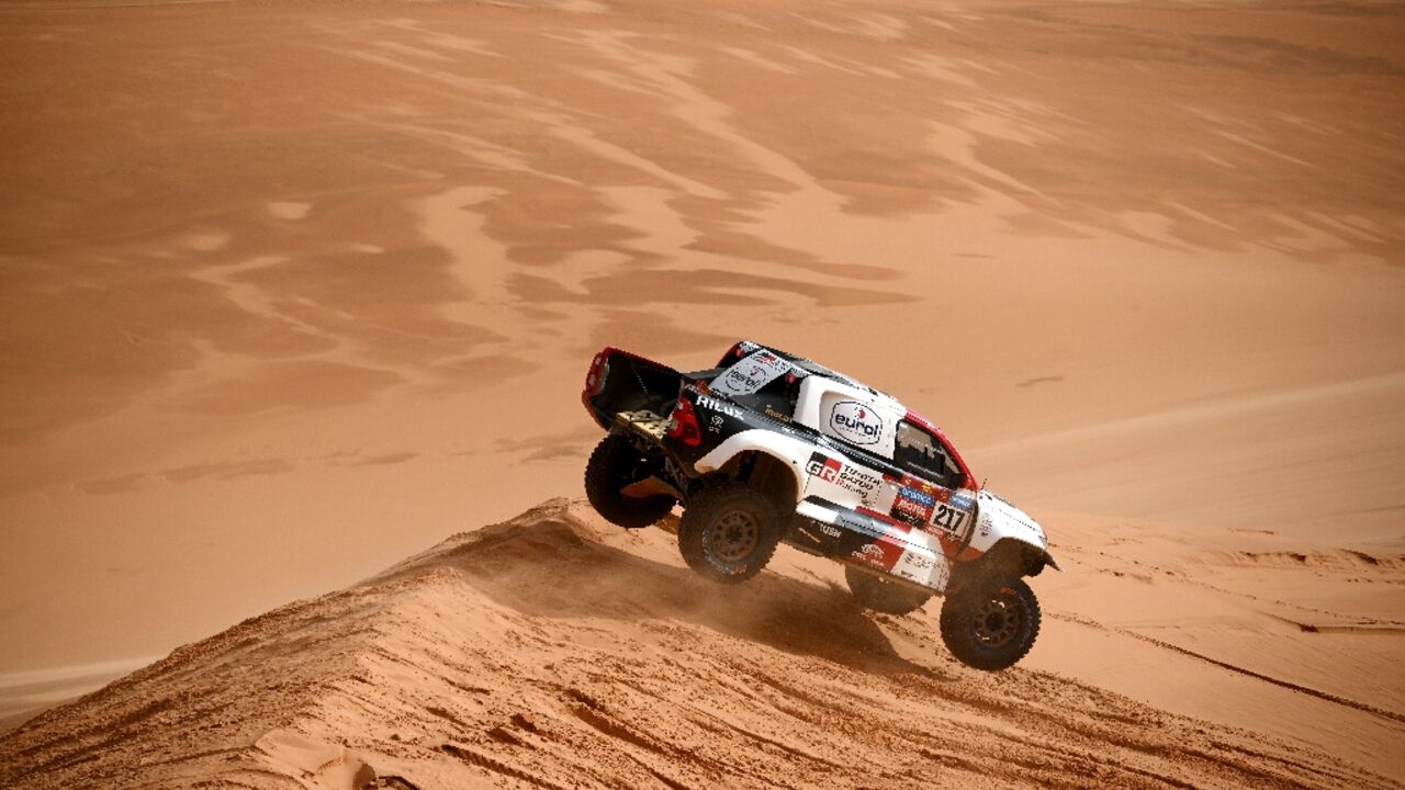 Toyota's Qatari driver Nasser Al-Attiyah is on course for back-to-back wins in the Dakar Rally ahead of Sunday's finish