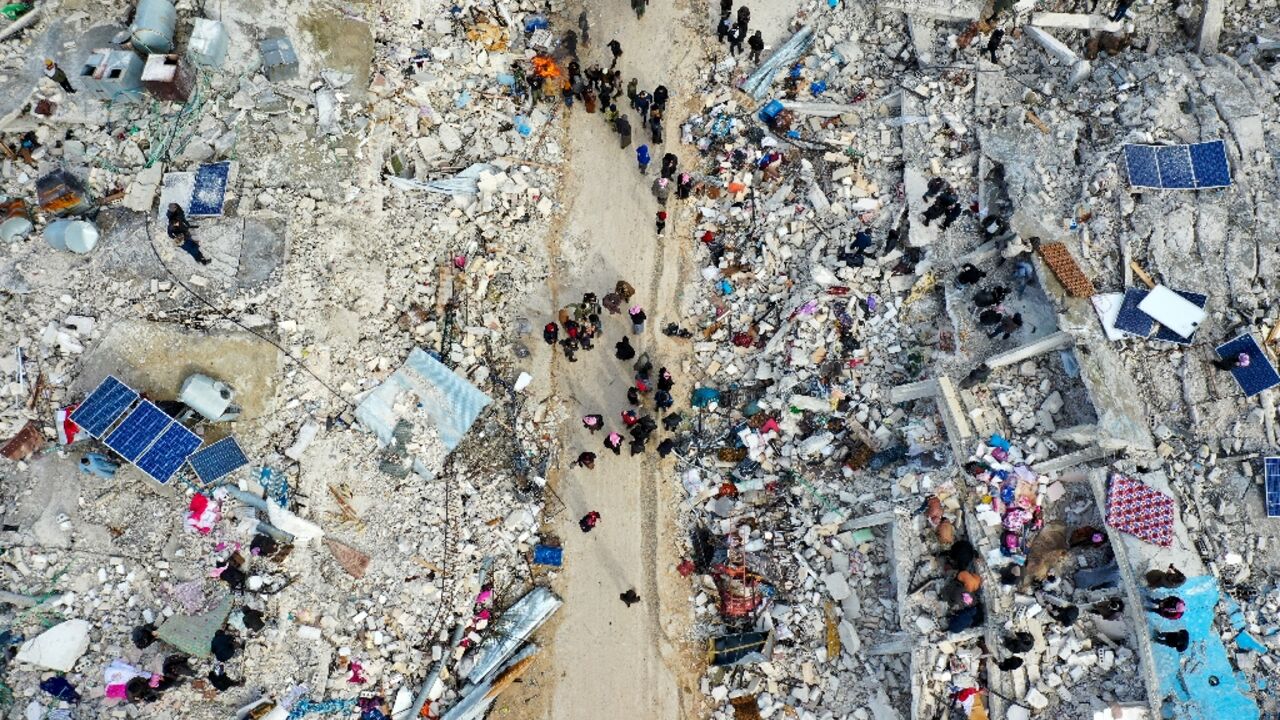At least 1,444 people died Monday across Syria after the devastating earthquake that had its epicentre in southwestern Turkey, the government and rescuers said