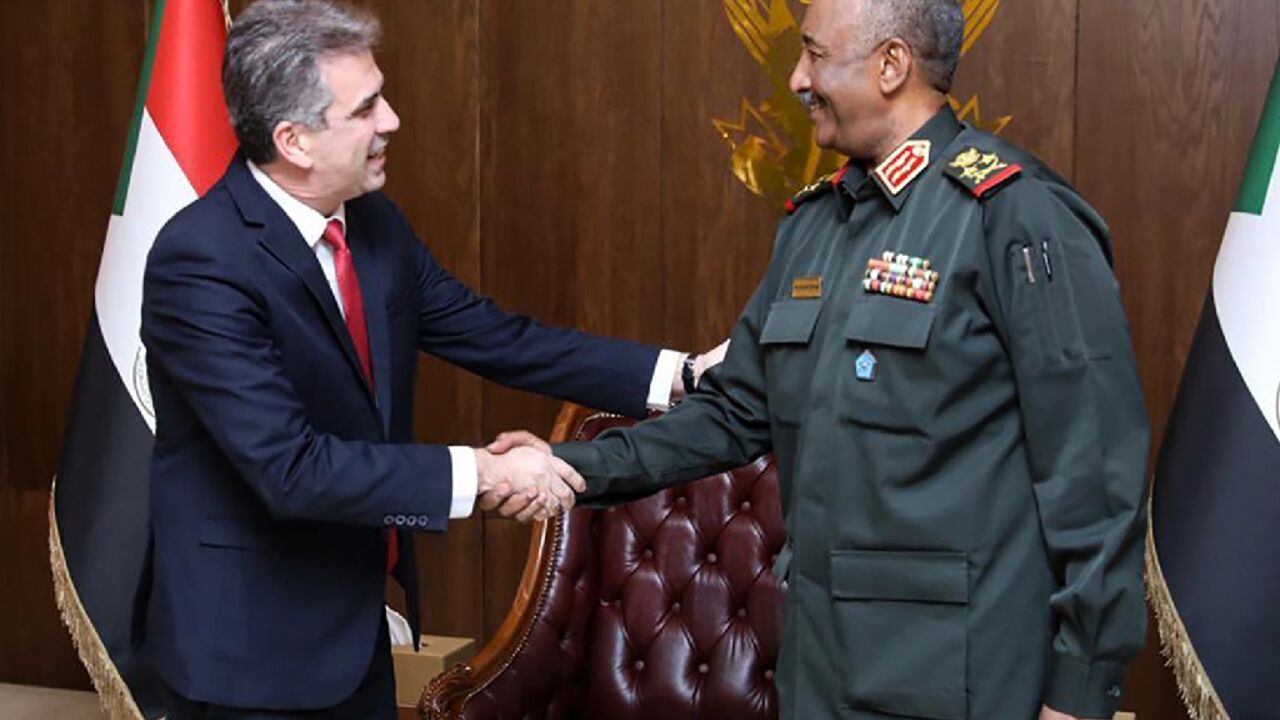 Sudan's army chief Abdel Fattah al-Burhan met with Israeli Foreign Minister Eli Cohen on the first official visit by a top Israeli diplomat to Khartoum