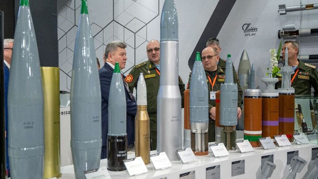Russia's Rosoboronexport displayed more than 200 combat-tested weapons at an isolated pavilion.