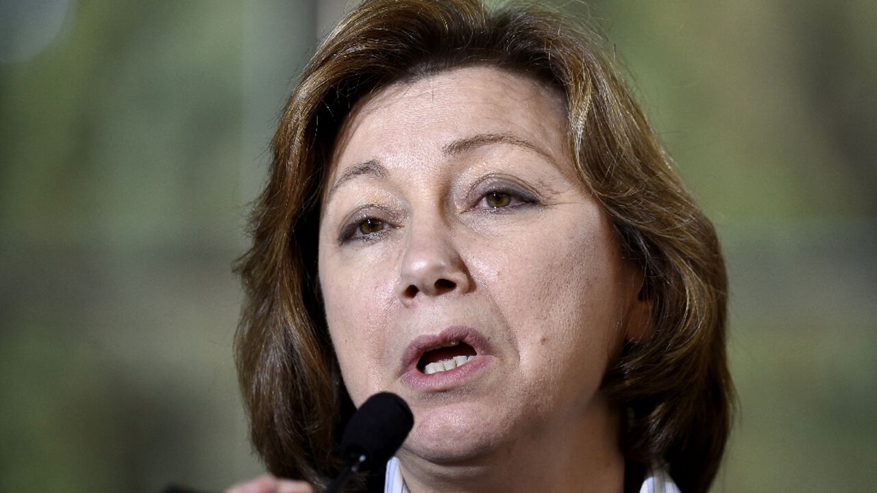 Syrian opposition figure Bassma Kodmani, seen in this 2016 picture, died after a long struggle with illness aged 64 in France where she lived and held citizenship