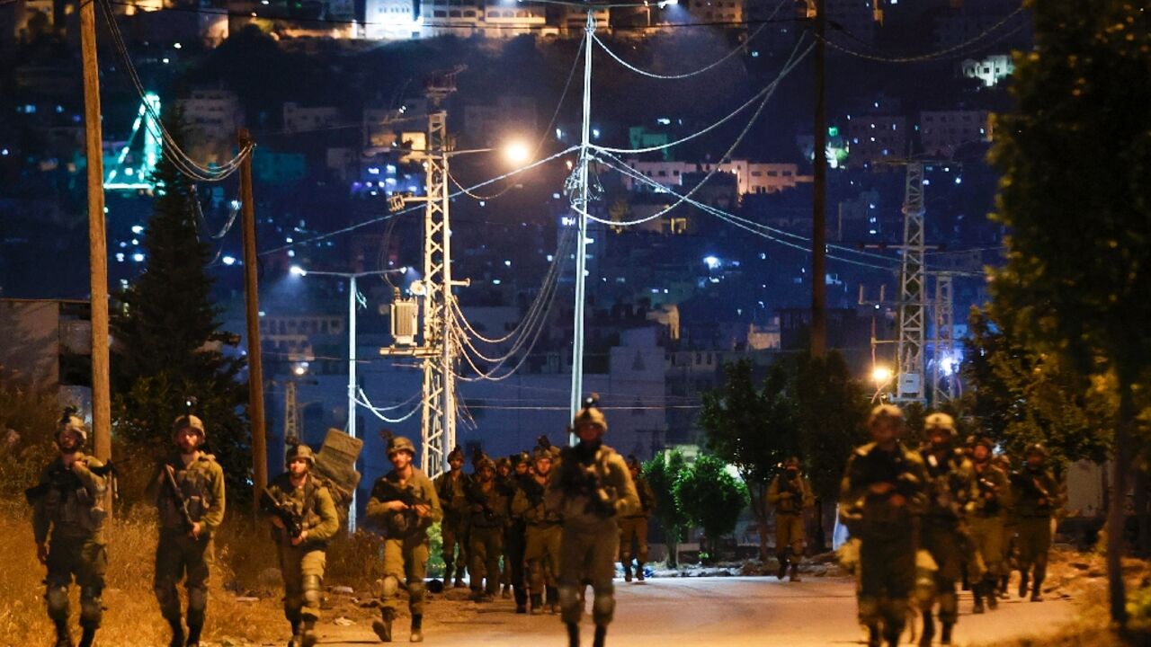 Israeli soldiers launched an overnight raid on Balata refugee camp near the occupied West Bank city of Nablus