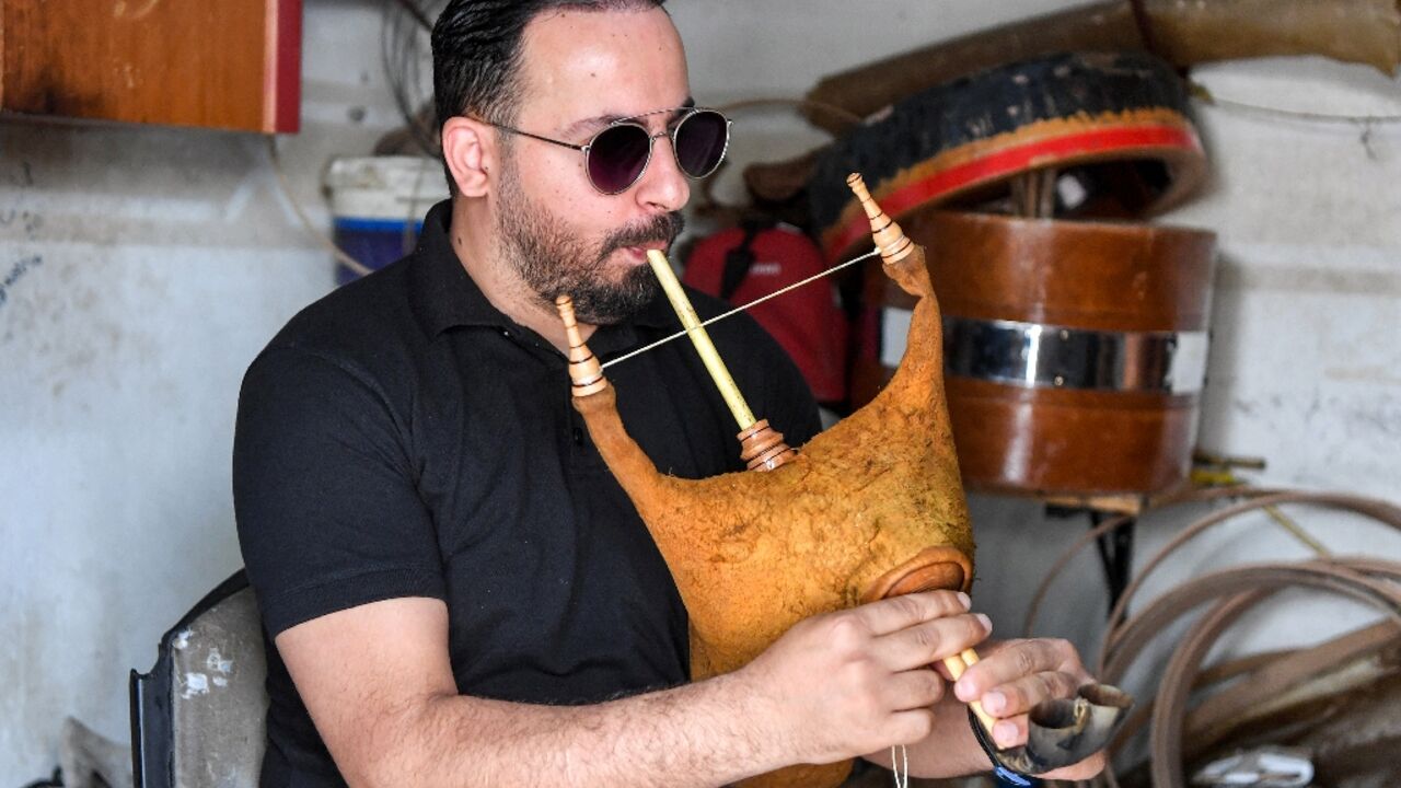 Tunisian musician Montassar Jebali, 32, says the mizwad is 'gaining ground' and will have its international breakthrough
