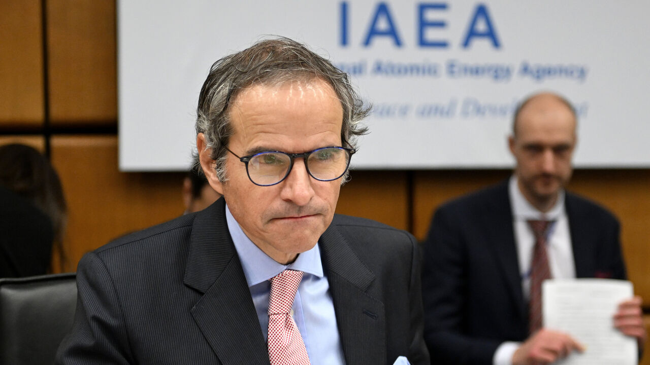 IAEA Director General Rafael Grossi arrives for the IAEA Board of Governors meeting, Vienna, Austria, March 6, 2023.