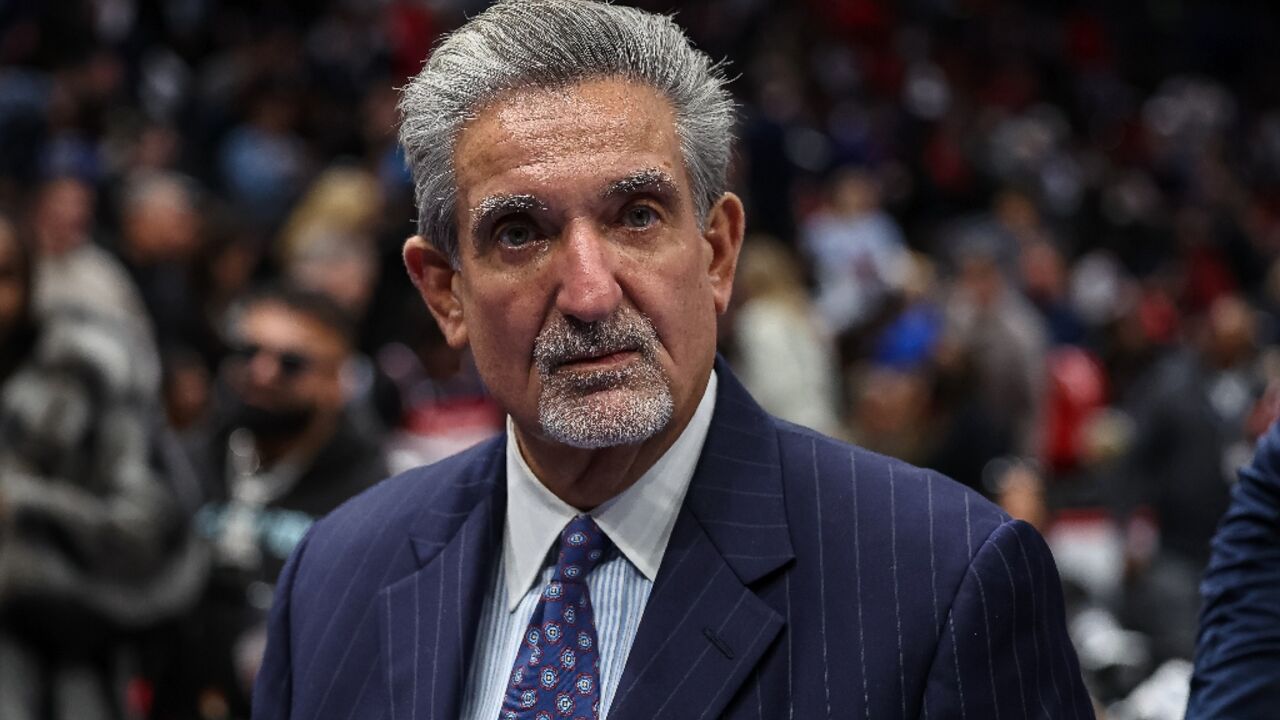 Ted Leonsis, majority owner of the NBA's Washington Wizards, attends a game in October 2022