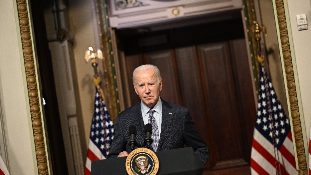 US President Joe Biden addressed a roundtable with Jewish community leaders at the White House