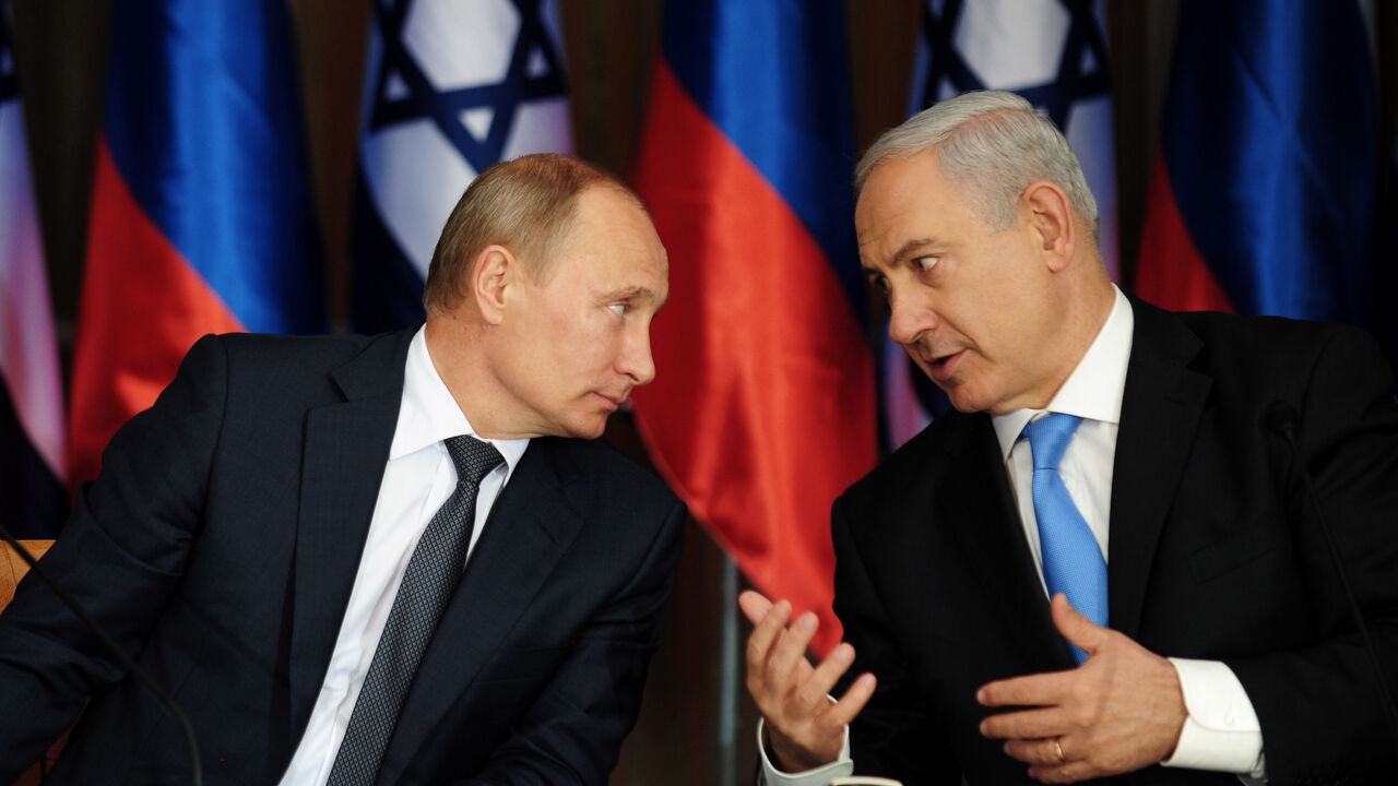Russian President Vladimir Putin and Israeli Prime Minister Benjamin Netanyahu.
