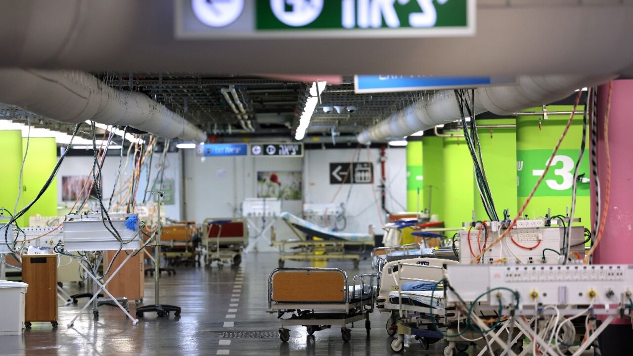 Staff at Haifa's Rambam hospital have fitted basement level three parking with 1,300 beds