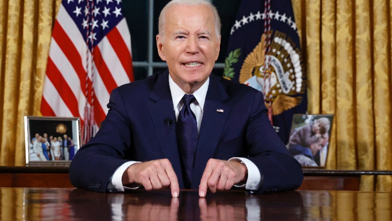 US President Joe Biden addressed the nation on Thursday on the conflict between Israel and Gaza and the Russian invasion of Ukraine