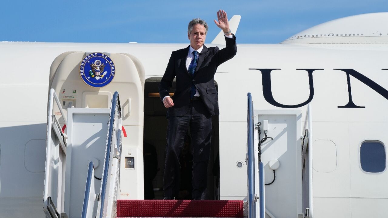US Secretary of State Antony Blinken departs for Israel to express solidarity after the Hamas attack