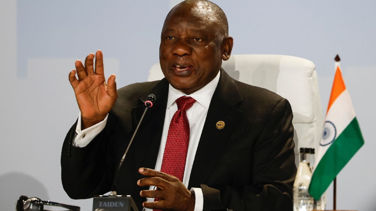 South African President Cyril Ramaphosa used the virtual BRICS meeting to accuse Israel of 'war crimes' and 'genocide'