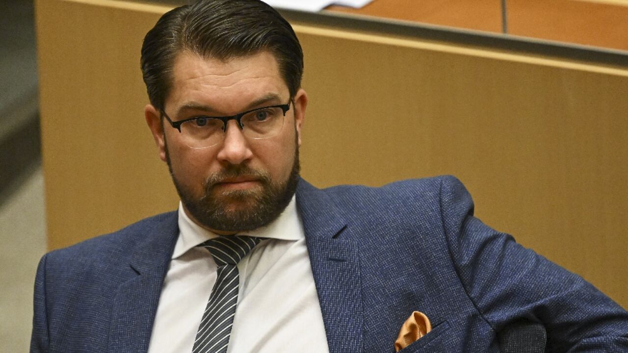 Denounced: Far right Sweden Democrats leader Jimmie Akesson