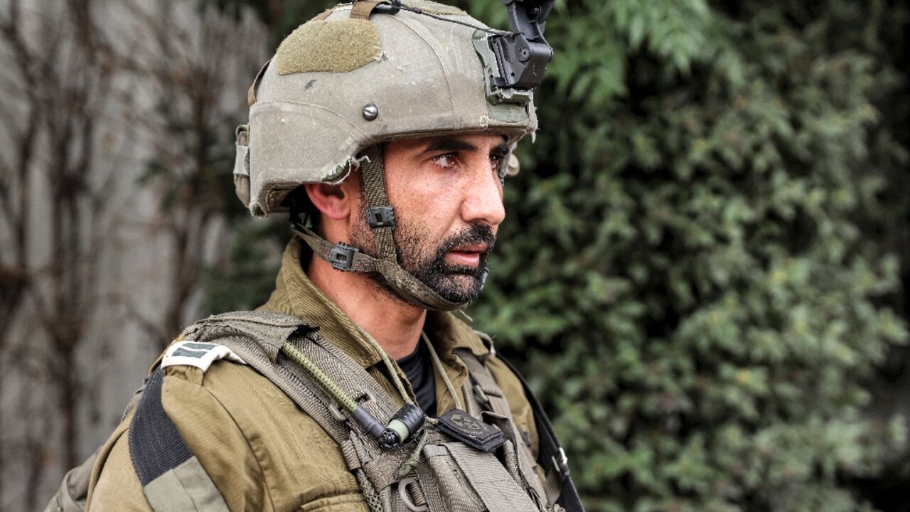 Druze officer Kamal Saad, 33, of the Israeli army's 299th Battalion
