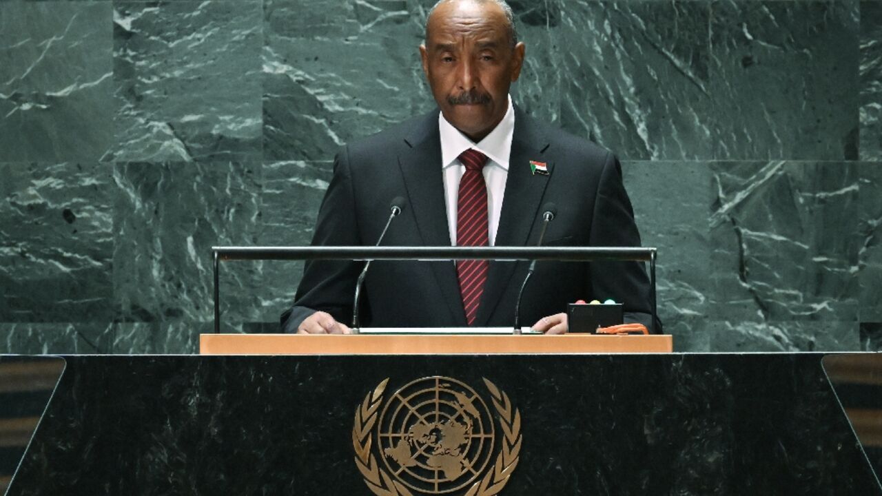 The government of Sudanese leader Abdel-Fattah Al-Burhan, seen here at UN headquarters in September 2023, had asked the United Nations to end its political mission in his country with immediate effect; the UN Security Council voted to do so