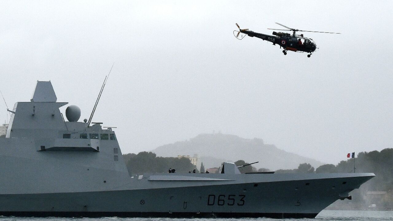 France says the frigate Languedoc fired at the drones in 'self-defence'