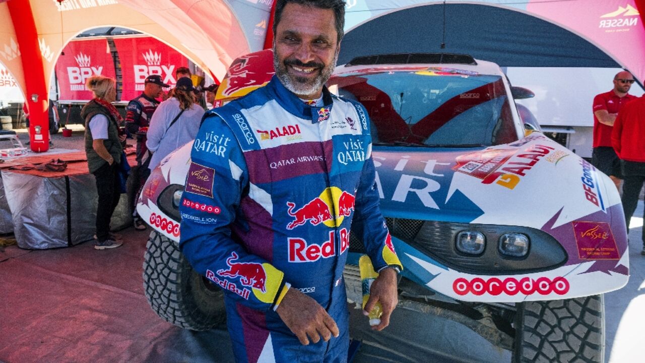 Nasser Al-Attiyah all smiles on Wednesday as he targets a sixth Dakar win