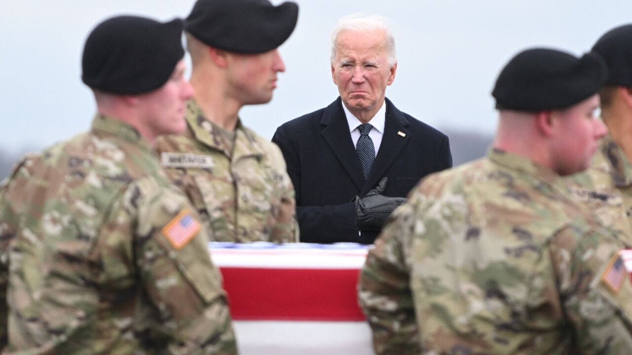 US President Joe Biden says there will be a military response to the deaths of the three soldiers in their remote base in Jordan, near Syria