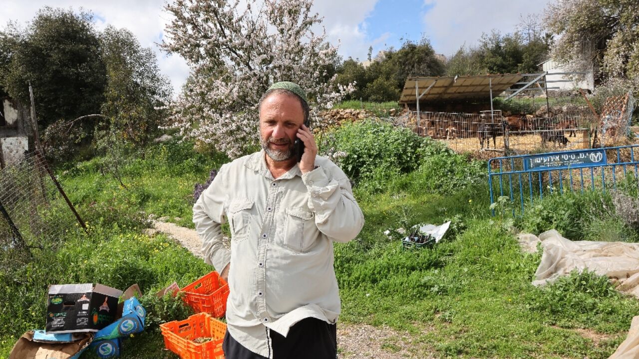 Noam Federman, at the Jewish settlement of Kiryat Arba in the occupied West Bank, says he wasn't surprised by the sanctions against his son Ely
