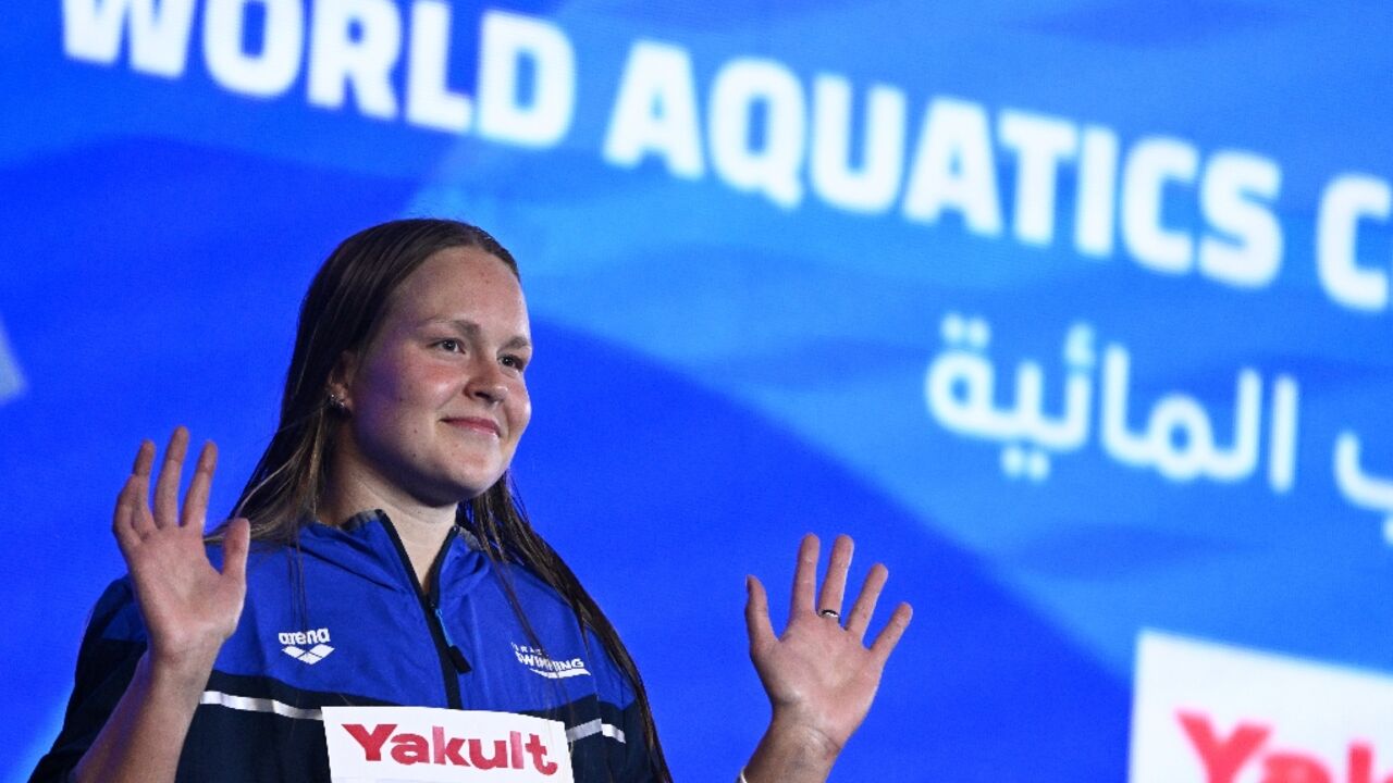 Israel's Anastasia Gorbenko was booed on the podium in Qatar