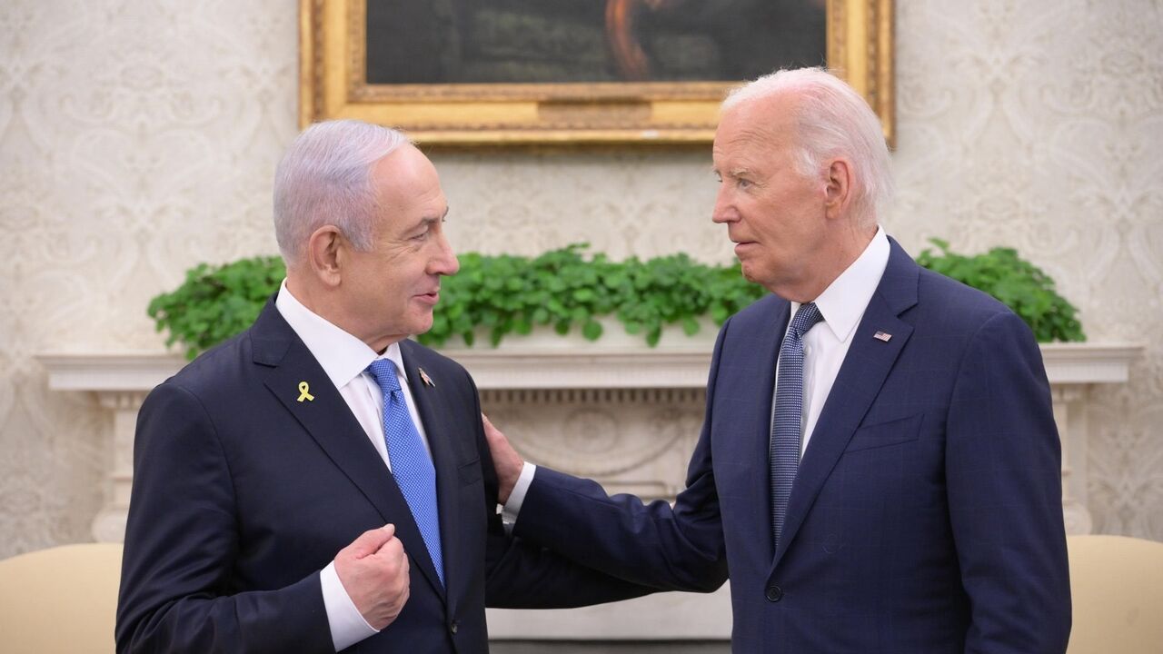 Meeting between President Joe Biden and Israeli Prime Minister Benjamin Netanyahu on July 25, 2024. 