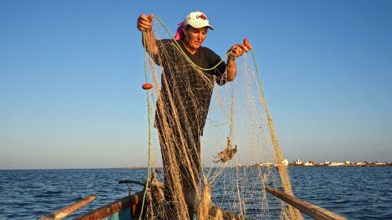 Tunisian fisherwoman Sara Souissi, 43, defied men who believed she had no place at sea