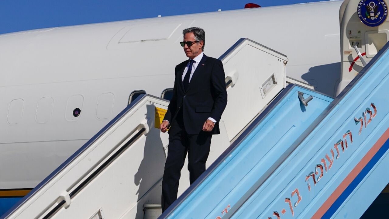 US Secretary of State Antony Blinken arrives in Israel in his latest push for a ceasefire in Gaza