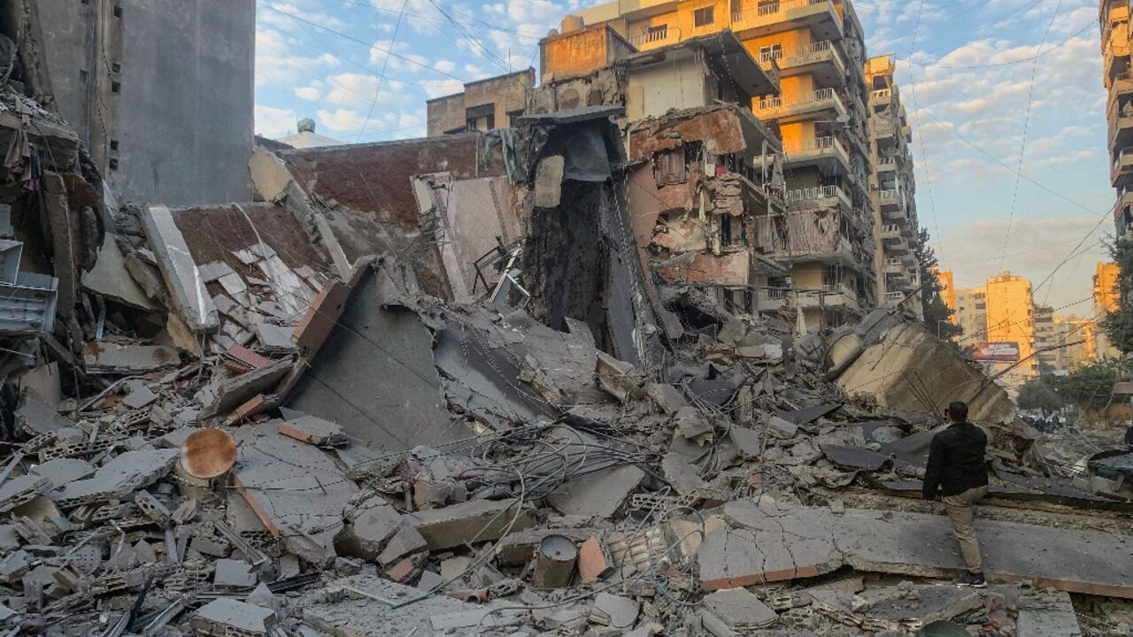 Strikes on south Beirut have devastated the once densely populated area