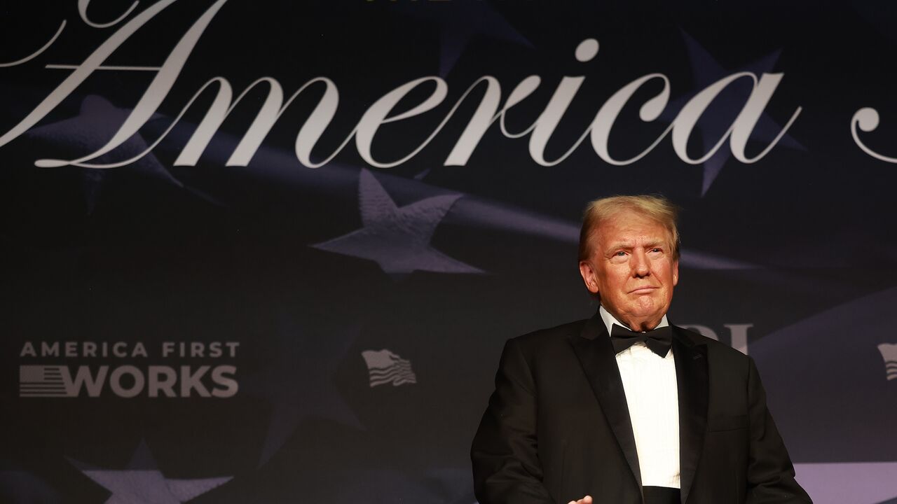 President-elect Donald Trump attends the America First Policy Institute Gala held at Mar-a-Lago on Nov. 14, 2024, in Palm Beach, Florida.