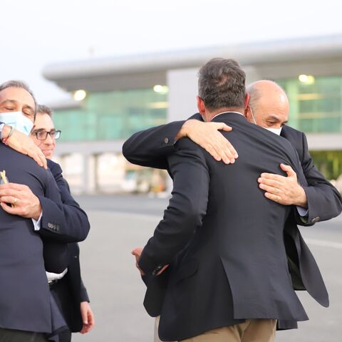 Released American citizens landed in Qatar today.
