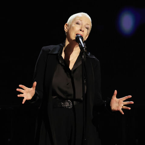 LOS ANGELES, CALIFORNIA - FEBRUARY 04: Annie Lennox performs onstage during the 66th GRAMMY Awards at Crypto.com Arena on February 04, 2024 in Los Angeles, California. (Photo by Kevin Winter/Getty Images for The Recording Academy)