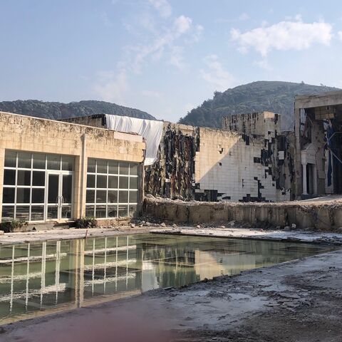 Hatay Archaeological Museum after the earthquake.
