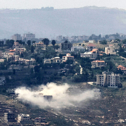 This picture taken from northern Israel shows smoke billowing during Israeli bombardment in southern Lebanon on May 25, 2024, amid ongoing cross-border clashes between Israeli troops and Hezbollah fighters. (Photo by Jalaa MAREY / AFP) (Photo by JALAA MAREY/AFP via Getty Images)