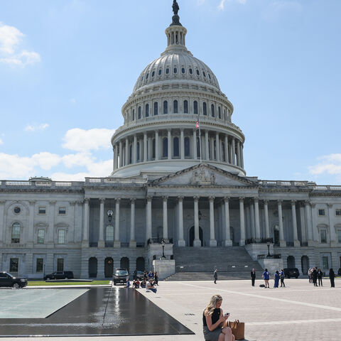 Exterior view of the U.S. Capitol building prior to a roundtable discussion on Supreme Court Ethics conducted by Democrats of the House Oversight and Accountability Committee at the Rayburn House Office Building on June 11, 2024 in Washington, DC.