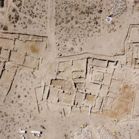 Researchers believe these ancient residential buildings may represent part of the lost city of Tu'am in the United Arab Emirates. The city is thought to have reached its zenith in the sixth century.