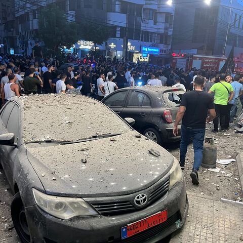 🚨 [#Picture] Photos of the aftermath of the strike on Haret Hreik sent to L'Orient Today by Hassan Chaitani, local resident in the area.