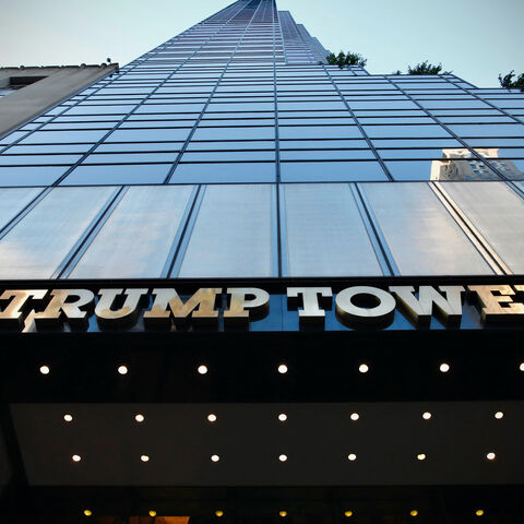 Exterior view from Trump Tower in New York City, on May 31, 2024. Donald Trump became the first former US president ever convicted of a crime after a New York jury found him guilty on all charges in his hush money case, months before an election that could see him yet return to the White House. (Photo by Kena Betancur / AFP) (Photo by KENA BETANCUR/AFP via Getty Images)