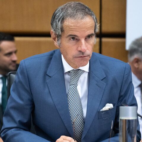 Rafael Grossi, director general of the International Atomic Energy Agency, attends the IAEA's Board of Governors meeting at the agency's headquarters in Vienna, Austria, on Sept. 9, 2024.