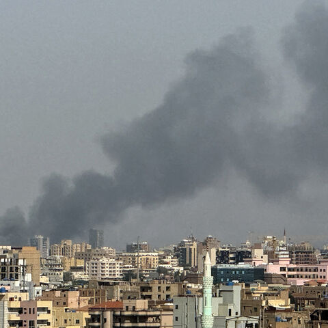 Smoke billows during airstrikes in central Khartoum as the Sudanese army attacks positions held by the paramilitary Rapid Support Forces throughout the capital, Khartoum, Sudan, Sept. 26, 2024.