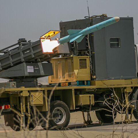 Iran's Islamic Revolutionary Guard Corps special forces fire a short-range missile during a military drill in the Gulf of Oman near Iranian southern port town of Bandar-e-Jask on Tuesday, April 4, 2006. 